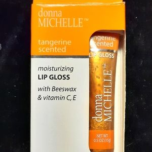 NEW | donna Michelle Tangerine Scented Moisturizing Lip Gloss - 15 g / 0.5 oz